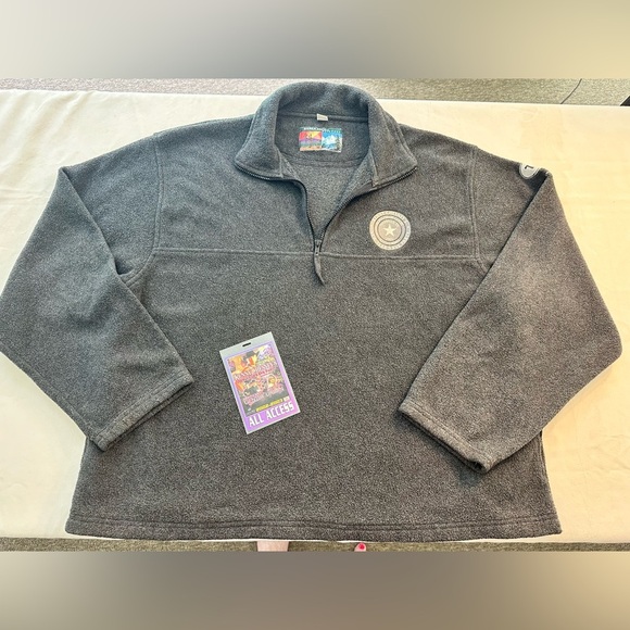 Kenny Chesney New Years Eve Party Crew Fleece Jacket & Credentials **RARE** - Picture 6 of 11